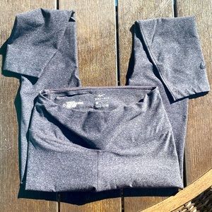 Womens Nike workout leggings charcoal grey size M